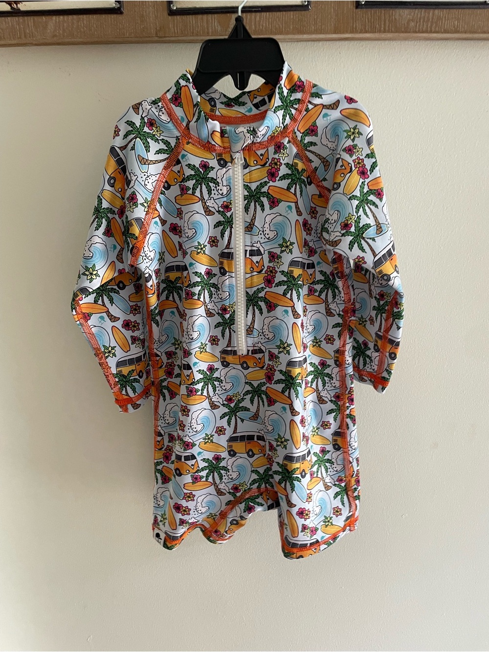George Hats Tropical Surf Print One-Piece Swim